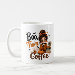 Boo Then Coffee Halloween Teacher Mug