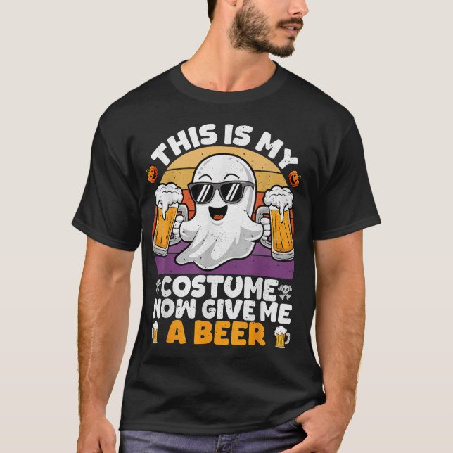 Boo This Is My Halloween Costumes Adults Mens T-Shirt (Front)