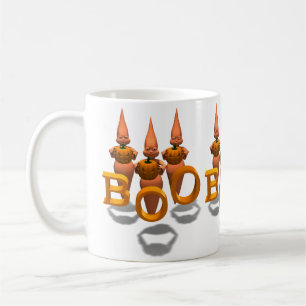Boo! Three Cute Ghosties Coffee Mug