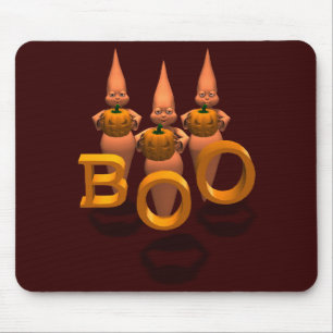 Boo! Three Cute Ghosties Mouse Mat