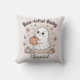 Boo-tiful Baby Cute Ghost Halloween Cushion