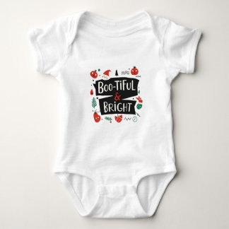 Boo-tiful & Bright Festive Design Baby Bodysuit