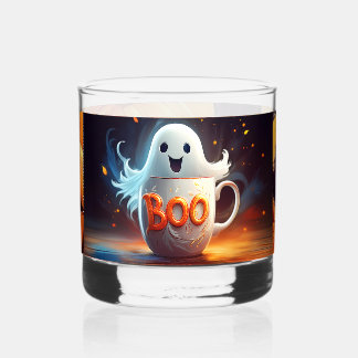 Boo-tiful Ghost  Whiskey Glass