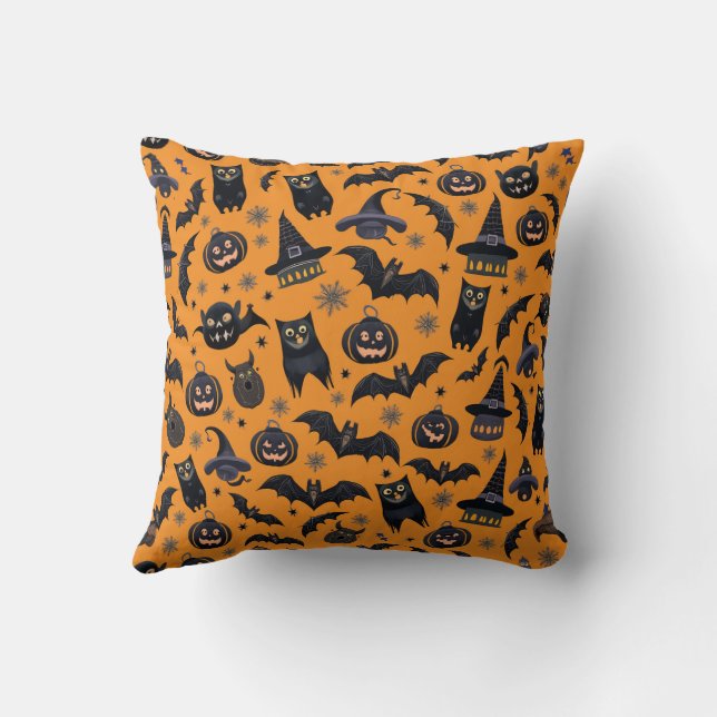 Boo-tiful Halloween Cushion (Back)