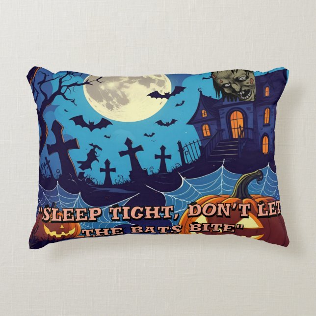 "Boo-tiful Halloween rest" Accent Pillow (Front)