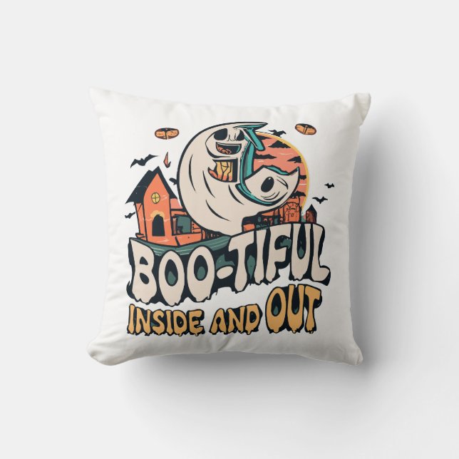 Boo-tiful Inside and Out  Cushion (Front)