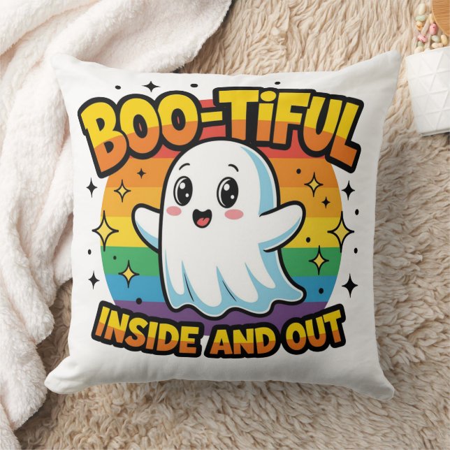 Boo-Tiful Inside And Out Cushion (Blanket)