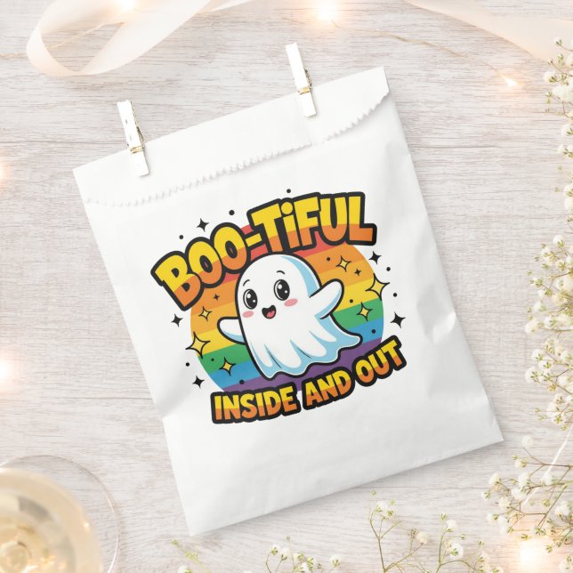 Boo-Tiful Inside And Out Favour Bags (Clipped)