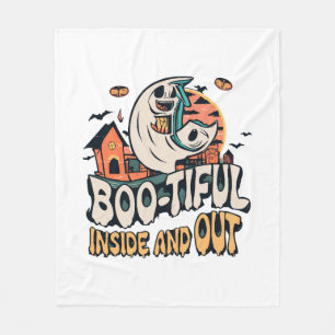 Boo-tiful Inside and Out Fleece Blanket