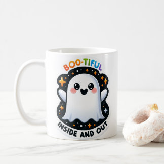 Boo-tiful Inside and Out Halloween Pun Mug