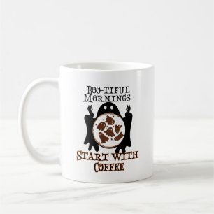 Boo-tiful mornings Start with Coffee.w Coffee Mug