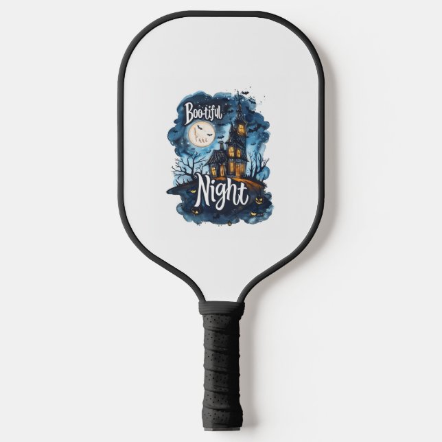 Boo-tiful Night Pickleball Paddle (Front)