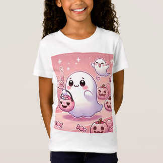 👻🎀 Boo-tiful Pinkoween T-Shirt for Girls! 🎀👻