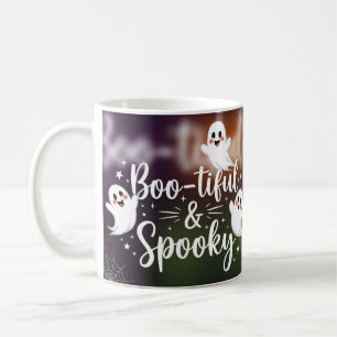 Boo-tiful & Spooky – Cute Ghost Halloween Coffee Mug