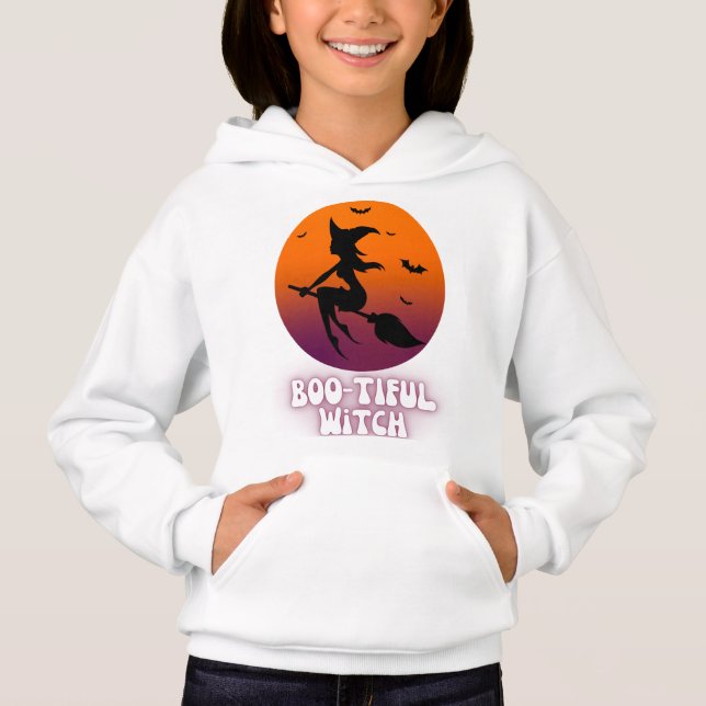 BOO-TIFUL WITCH SILHOUETTE HALLOWEEN WOMEN (Front)