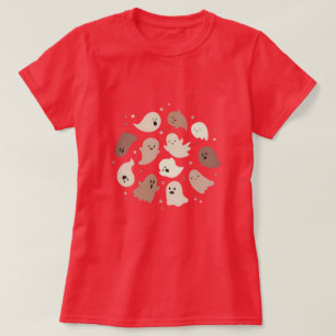 Boo-tifully Pink: Cute Ghost Halloween Tee