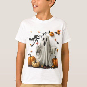 Boo-tifully Sweet Spooky Halloween kids T-Shirt