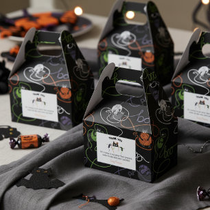Boo-tifully Tangled Black Cats and Yarn Halloween  Favour Box