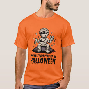 Boo-tifully Wrapped up in Halloween Ghostly & Fun T-Shirt