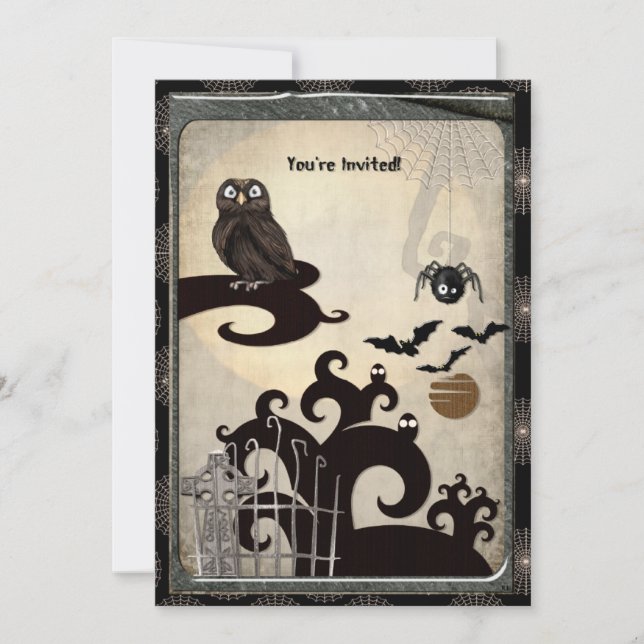 Boo-Tilicious Halloween EVENT PARTY Invitation (Front)