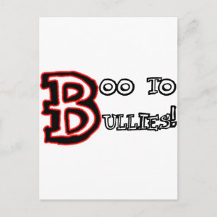 Boo to Bullies! Postcard