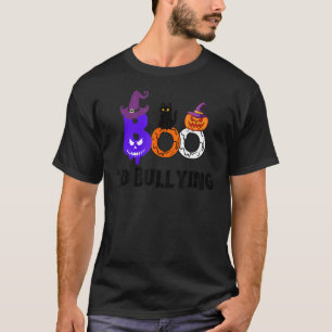 Boo To Bullying cat Pumpkin Orange shirt Unity Day