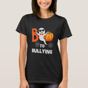 Boo To Bullying Ghost Pumpkin Orange Anti Bully Un T-Shirt
