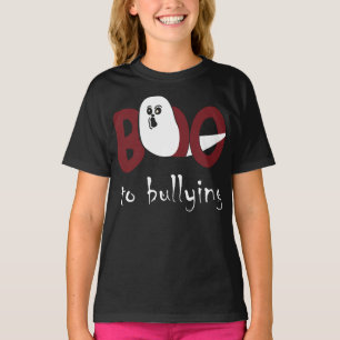 Boo To Bullying Spooky Ghost Halloween T-Shirt