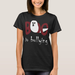 Boo To Bullying Spooky Ghost Halloween T-Shirt