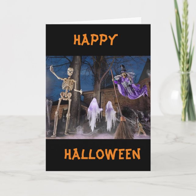 "BOO TO YOU" AND "HAPPY HALLOWEEN CARD (Front)