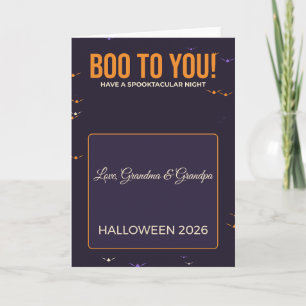 Boo to You Bats Halloween Card for Kids and Family