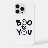 Boo to You Cute Ghost Halloween iPhone 15 Pro Max 
