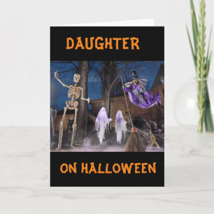 "BOO TO YOU" **DAUGHTER** HAPPY HALLOWEEN  CARD
