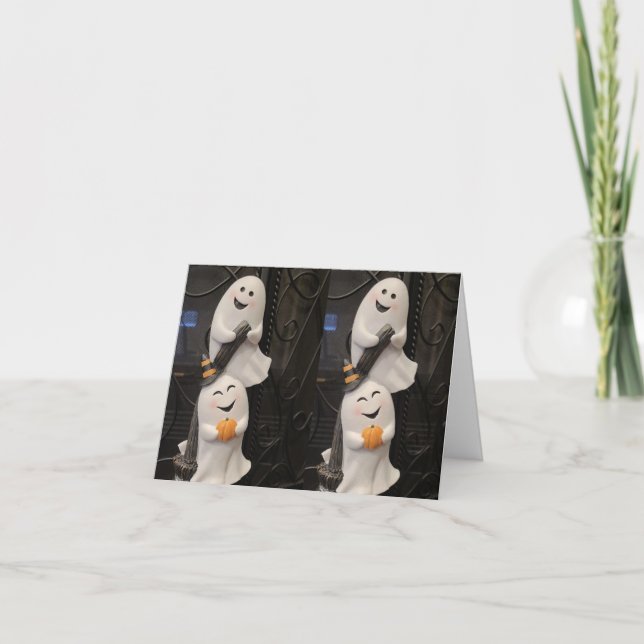 **BOO TO YOU / HAPPY HALLOWEEN TOO** CARD (Front)