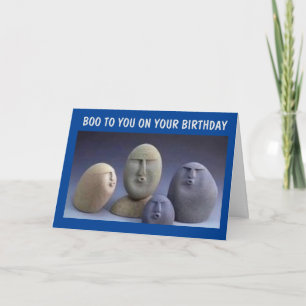 **BOO** TO YOU ON YOUR BIRTHDAY  CARD