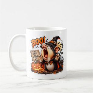 🎃👻 Boo! Too Cute to Scare Halloween Mug ☕🧡