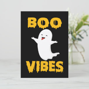Boo Vibes - Funny Halloween 2022 Invitation