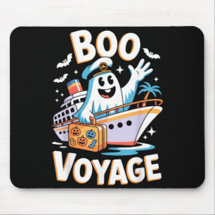 Boo Voyage Halloween Costume Spooky Funny Mouse Mat