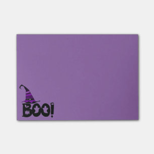 Boo! w/Hat Post-it Notes