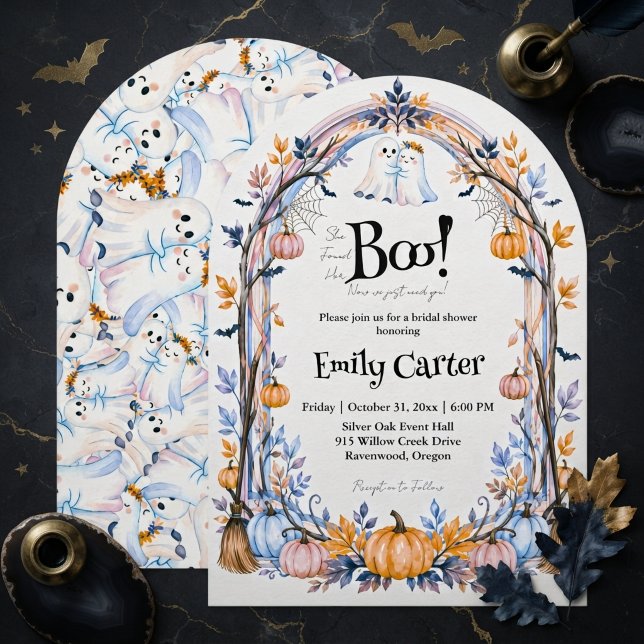 Boo We Found The One Bridal Shower Invite (Creator Uploaded)