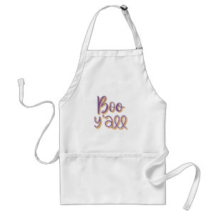 Boo Y’all – Elegant Halloween Calligraphy Standard Apron