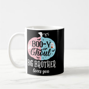 Boo-Y Or Ghoul Big Brother Loves Boo Halloween Coffee Mug