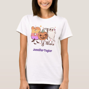 Boo Y'all, Cute Ghost halloween T-Shirt