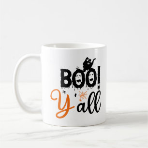 BOO Y'all,halloween horror nights. Tri-Blend Shirt Coffee Mug