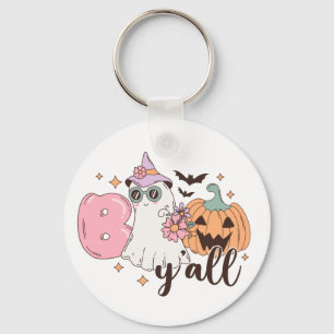 Boo Y'All Halloween Key Ring