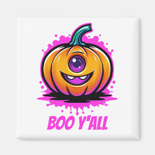 Boo Y'All, spooky adorable Halloween design Magnet