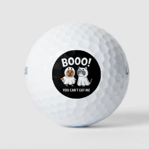 Boo You Can't Eat Me Dogs And Cats Funny Halloween Golf Balls