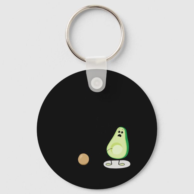 Boo You Scared The Pit Out Of Me Funny Ghost Avoca Key Ring (Front)