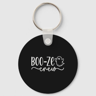 Boo-ze Crew Halloween Ghost Vacation Cruise Tee Key Ring