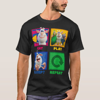 Booba Eat Play Sleep Repeat Funny Friendship For B T-Shirt